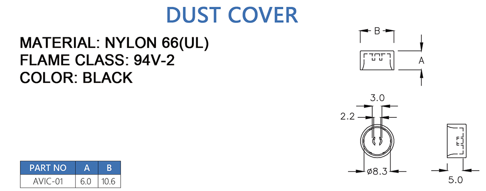 Dust cover AVIC-01